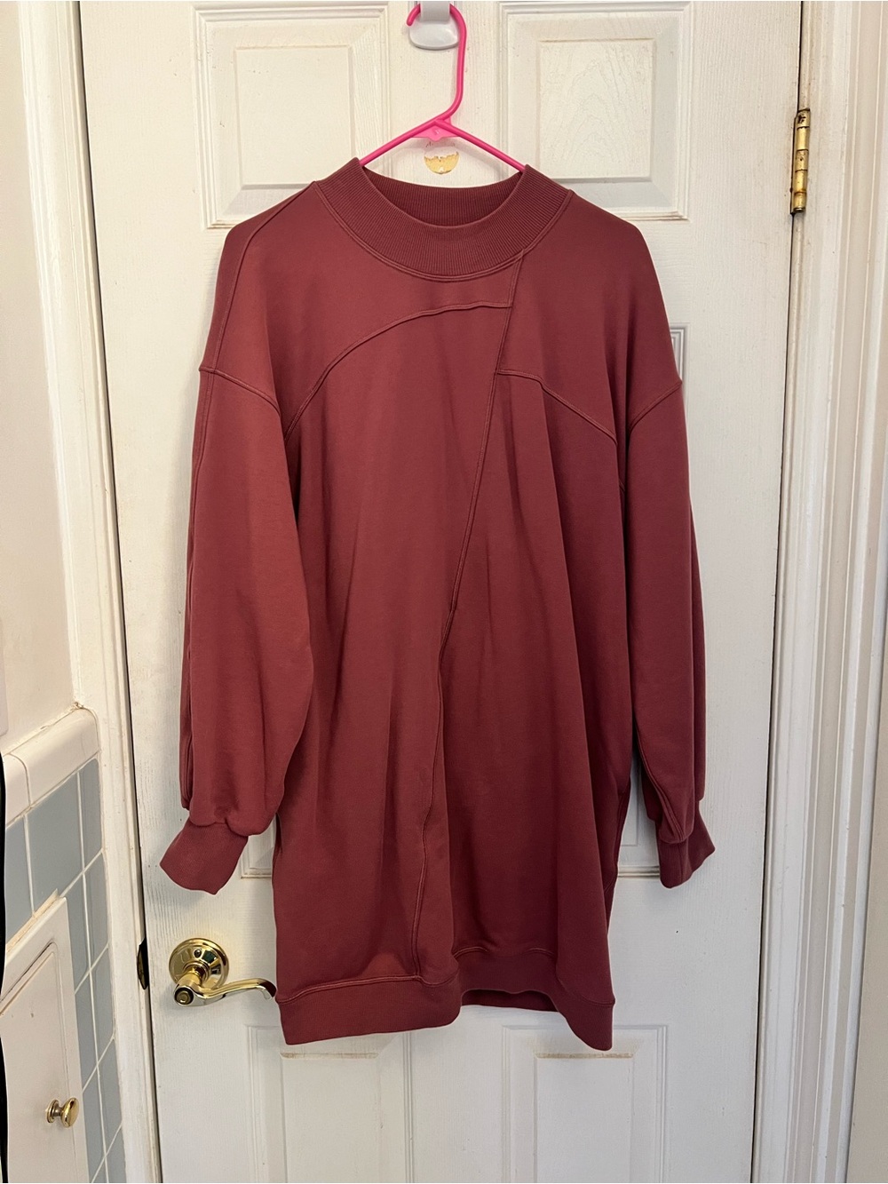 Lululemon Mauve Sweater Dress